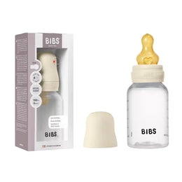 Bibs Latex Bottle 150ml Slow Flow Ivory