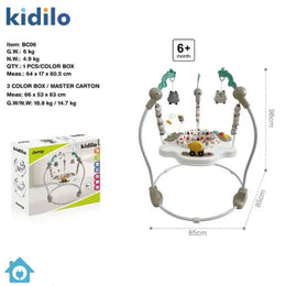 Kidilo Baby Jumper Activity Center BC06 – Infant Jump Station for 6+ Months