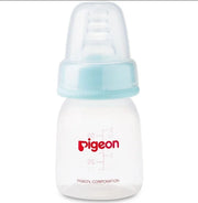 Pigeon Plastic Feeding Bottle 50ml Transparent Cover Multi Colors