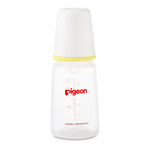 Pigeon Plastic Feeding Bottle 120 ml Transparent Cover Multi Colors