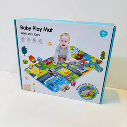 baby play mat with mini cars