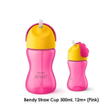 Philips Avent Bendy Straw Cup 300ml 12m pink