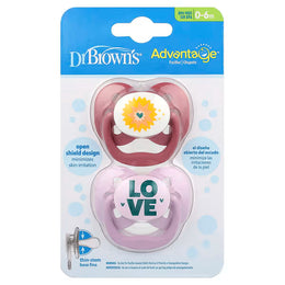 DR.Brown's Advantage Pacifier - Stage 1, 2-Pack