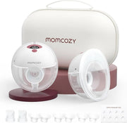 Momcozy All-in-one M5 Double Wearable Breast Pump, Cozy Red