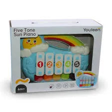Youleen 5-Tone Sun Piano Baby Toy