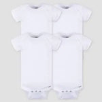 Baby Bodysuit(4Pcs) White