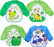 Baby Bibs with sleeve 4pcs