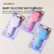 Baby silicone bath brush